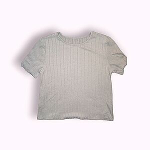 Green Tea textured cropped tshirt